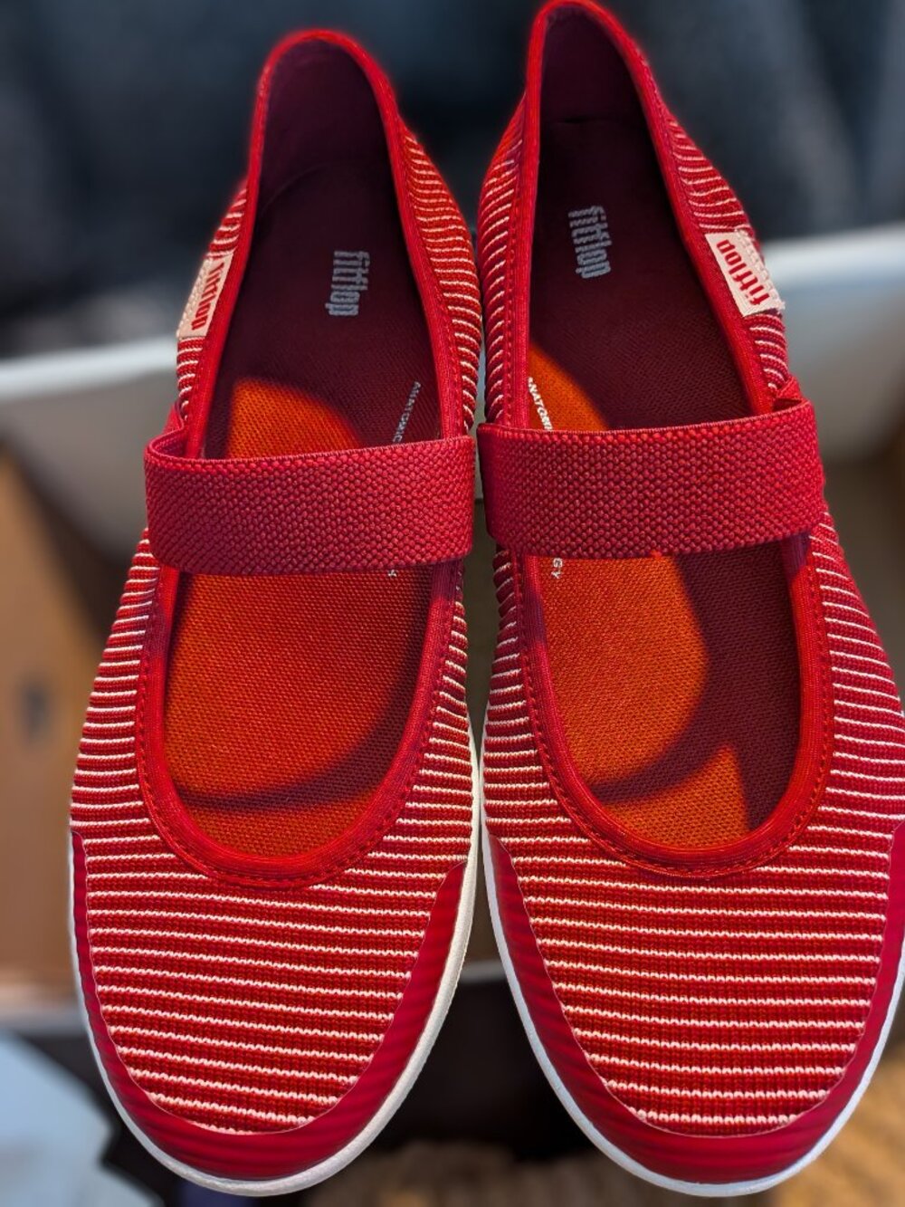 FitFlop Uberknit Mary Jane Slip-On Sneakers Sz 8 NEW